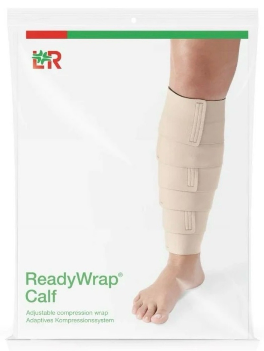 Adjustable Compression Wrap Size Small Beige L&R ReadyWrap Calf